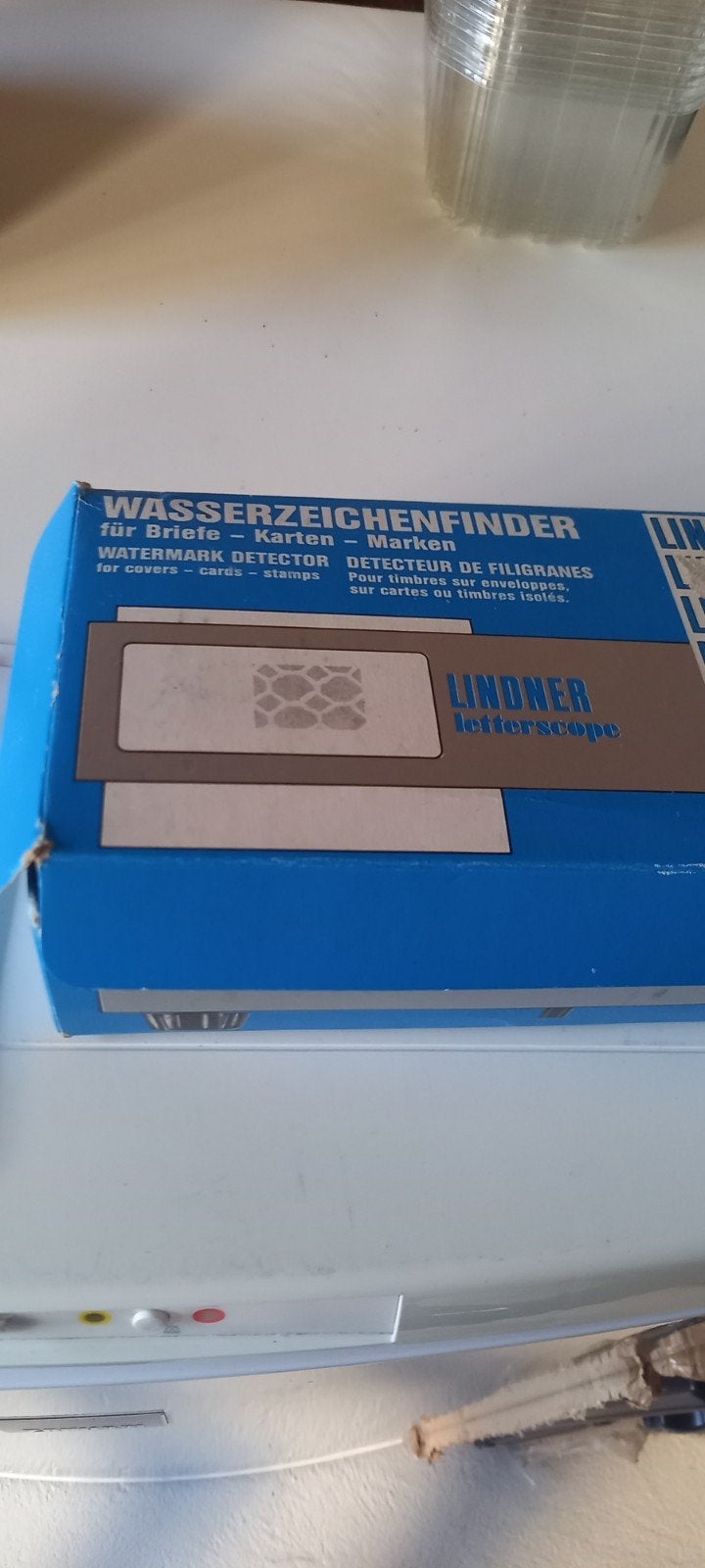 Lindner Letterscope watermerk vinder - Vrijwel nieuwstaat, Ophalen of Verzenden