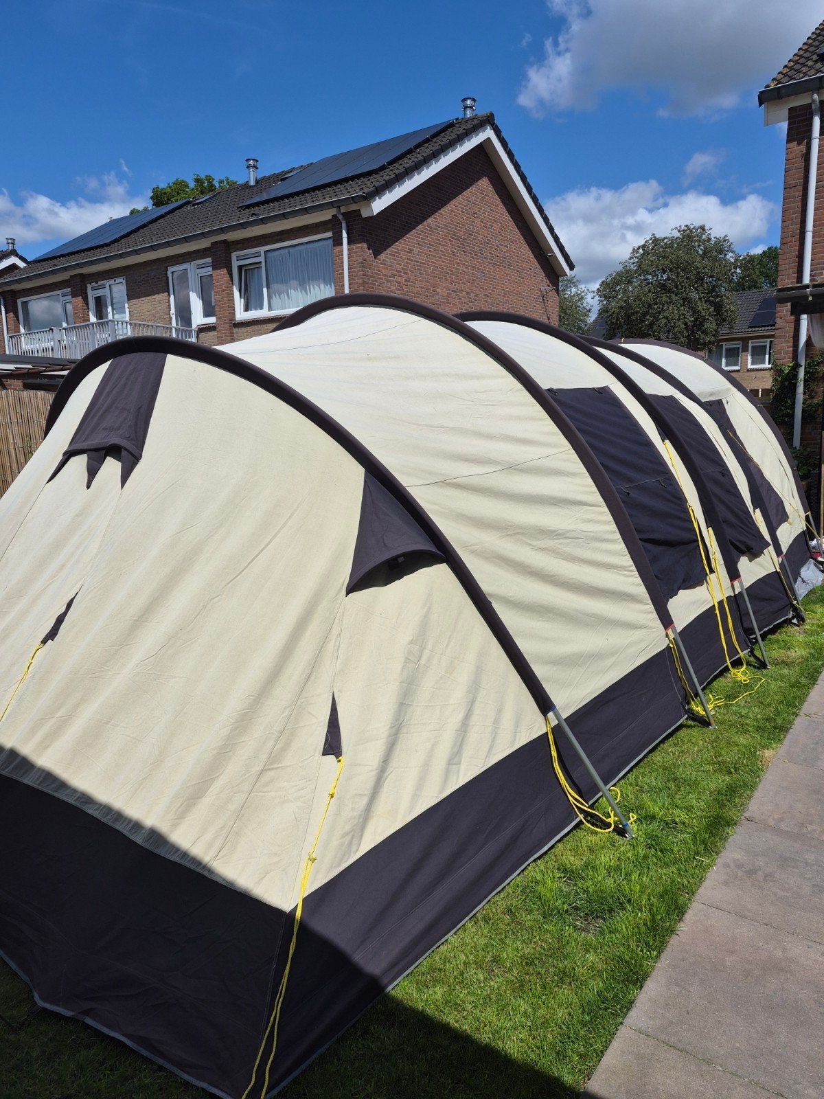 Ruime tunneltent Colorado 5 Cotton DLX - 7,5x4m, Caravans en Kamperen, Ophalen, Gebruikt, Tot en met 5