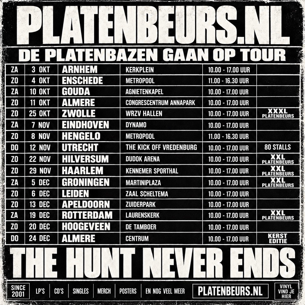 De Platenbeurs Agenda Vinyl vinden begint hier