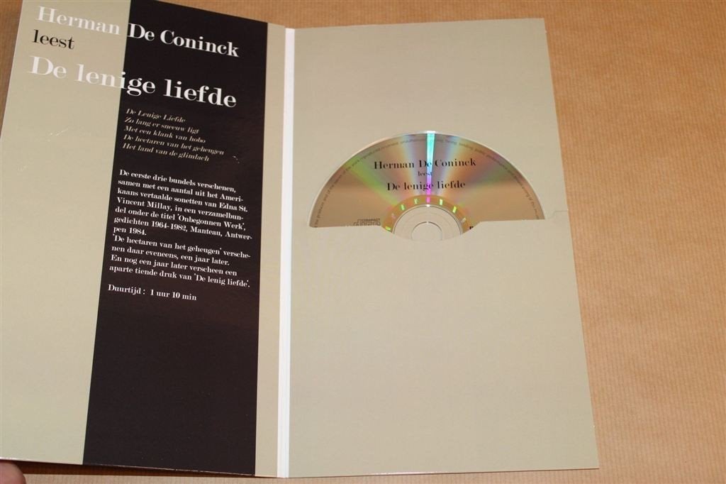 Herman De Coninck — De Lenige Liefde — Poëzie Luisterboek, Ophalen of Verzenden