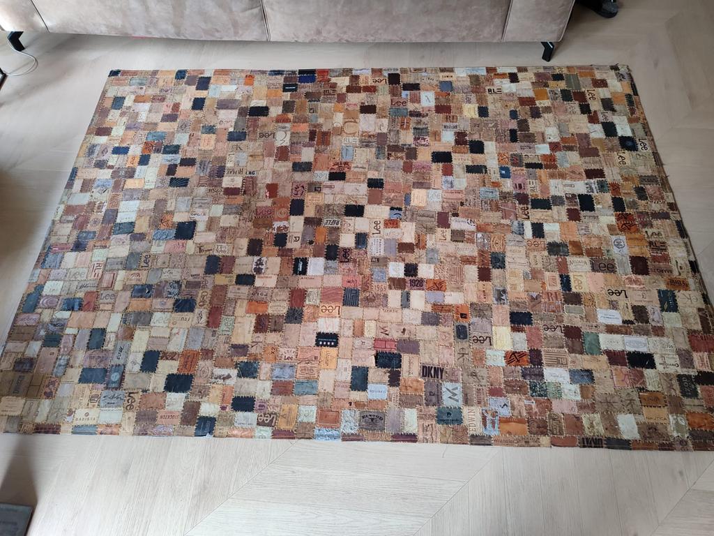 Vloerkleed Royal Label 160x230 cm - Loods5, Ophalen, Gebruikt, Bruin, 150 tot 200 cm