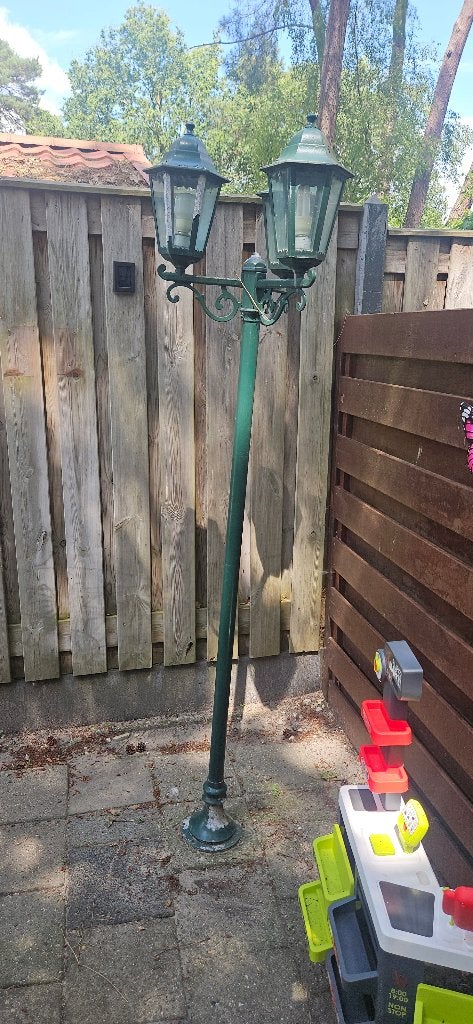 Buiten lamp lantaarn, Tuin en Terras, Ophalen, Gebruikt