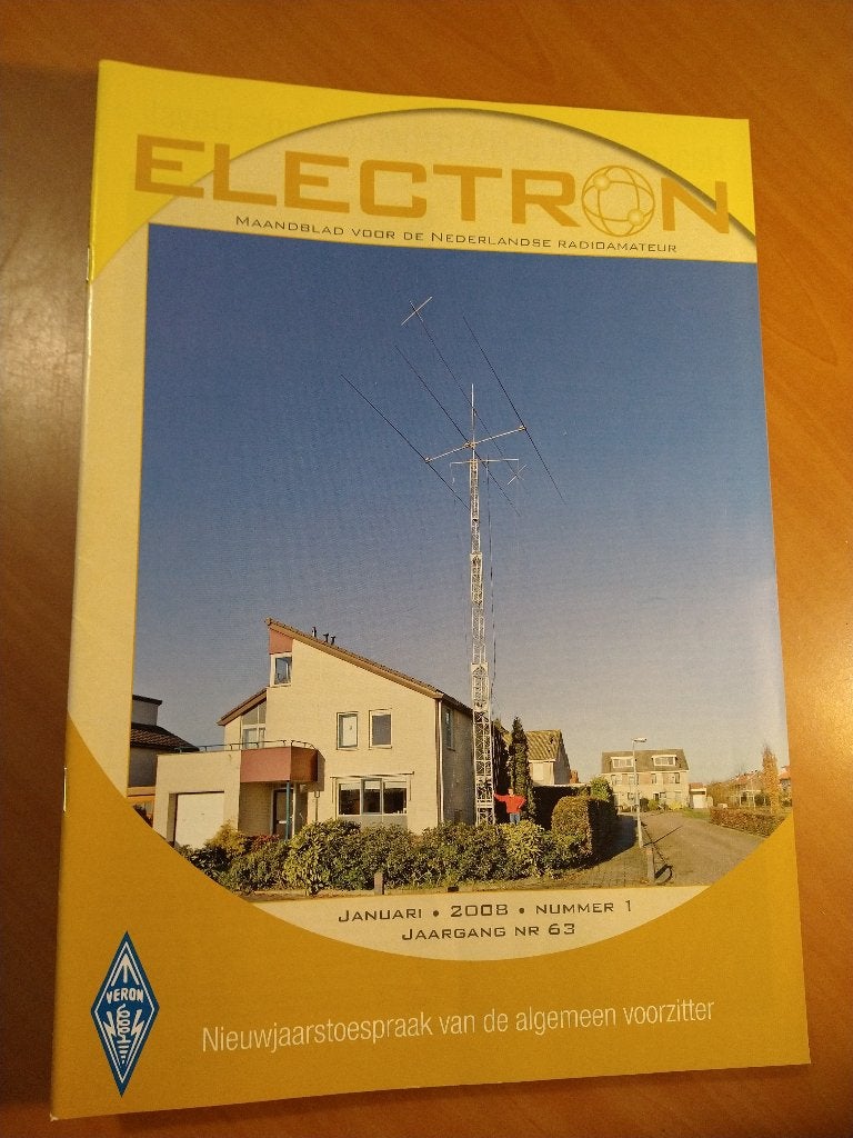 Electron. Maandblad voor de Nederlandse Radioamateur. 2008, Ophalen of Verzenden, Zo goed als nieuw