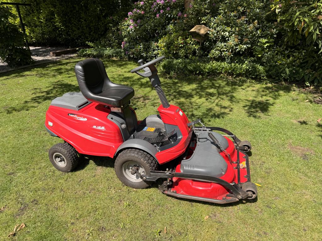 Goed werkende zitmaaier met breed maaidek, Ophalen, Gebruikt, Mulchfunctie, 90 tot 120 cm