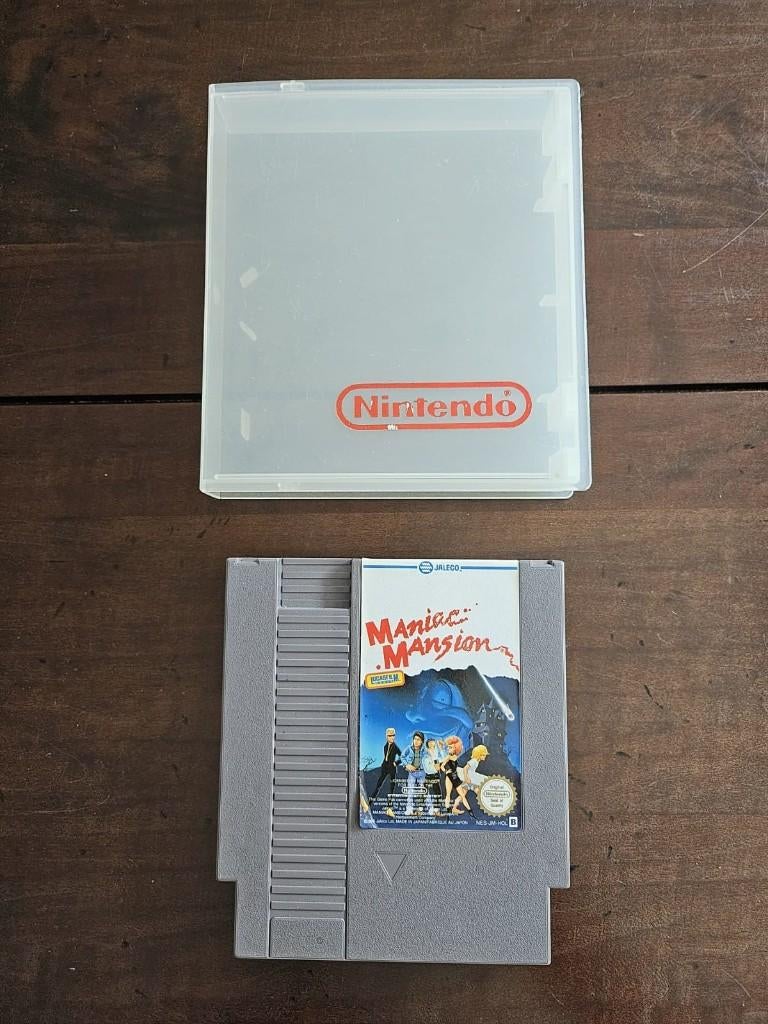 Nintendo Nes - Maniac Mansion, Spelcomputers en Games, Avontuur en Actie, Gebruikt, 1 speler, Ophalen of Verzenden