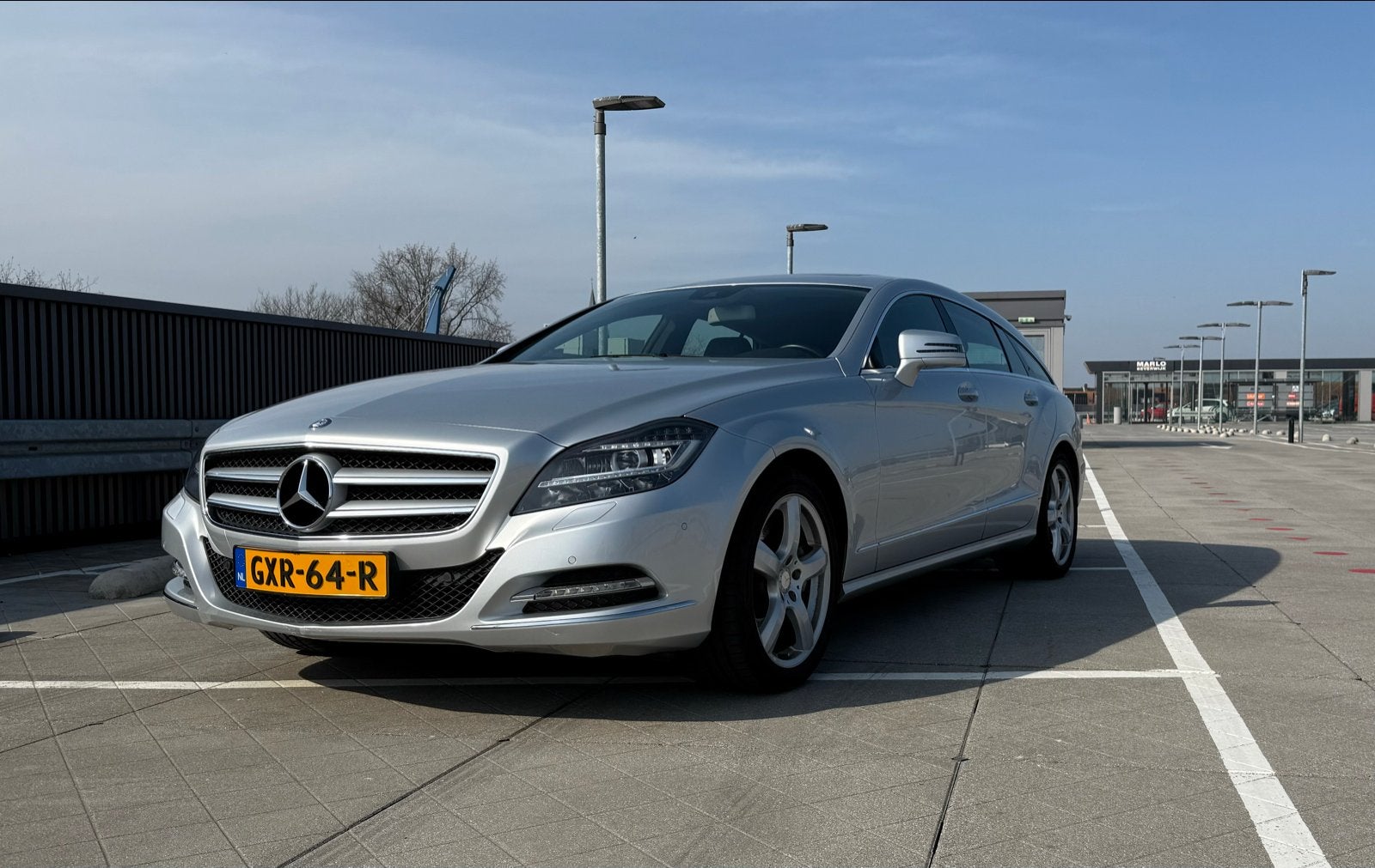 Mercedes-Benz CLS 350 x218 Blue Eff.shbr Aut7 2013 Grijs, Auto's, Mercedes-Benz, Automaat, 1730 kg, Achterwielaandrijving, Zwart