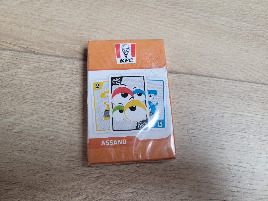 KFC Assano kaartspel *nieuw* ~ SJ8904, Ophalen of Verzenden, Nieuw, KFC