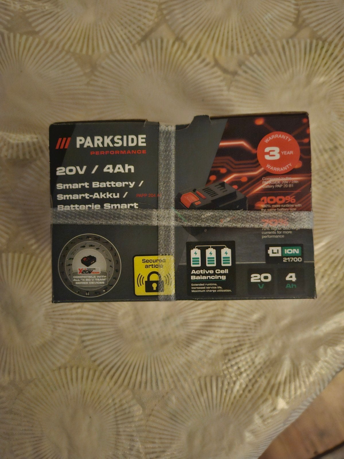 Nieuwe Parkside Performance Smart Accu 4Ah X 20V Team, Ophalen of Verzenden, Nieuw