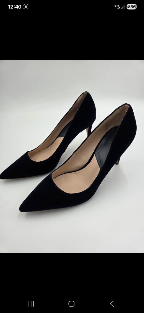 Mango velvet hakken donkerblauw | maat 38 | elegante pumps, Kleding | Dames, Schoenen, Mango, Blauw, Nieuw, Ophalen of Verzenden