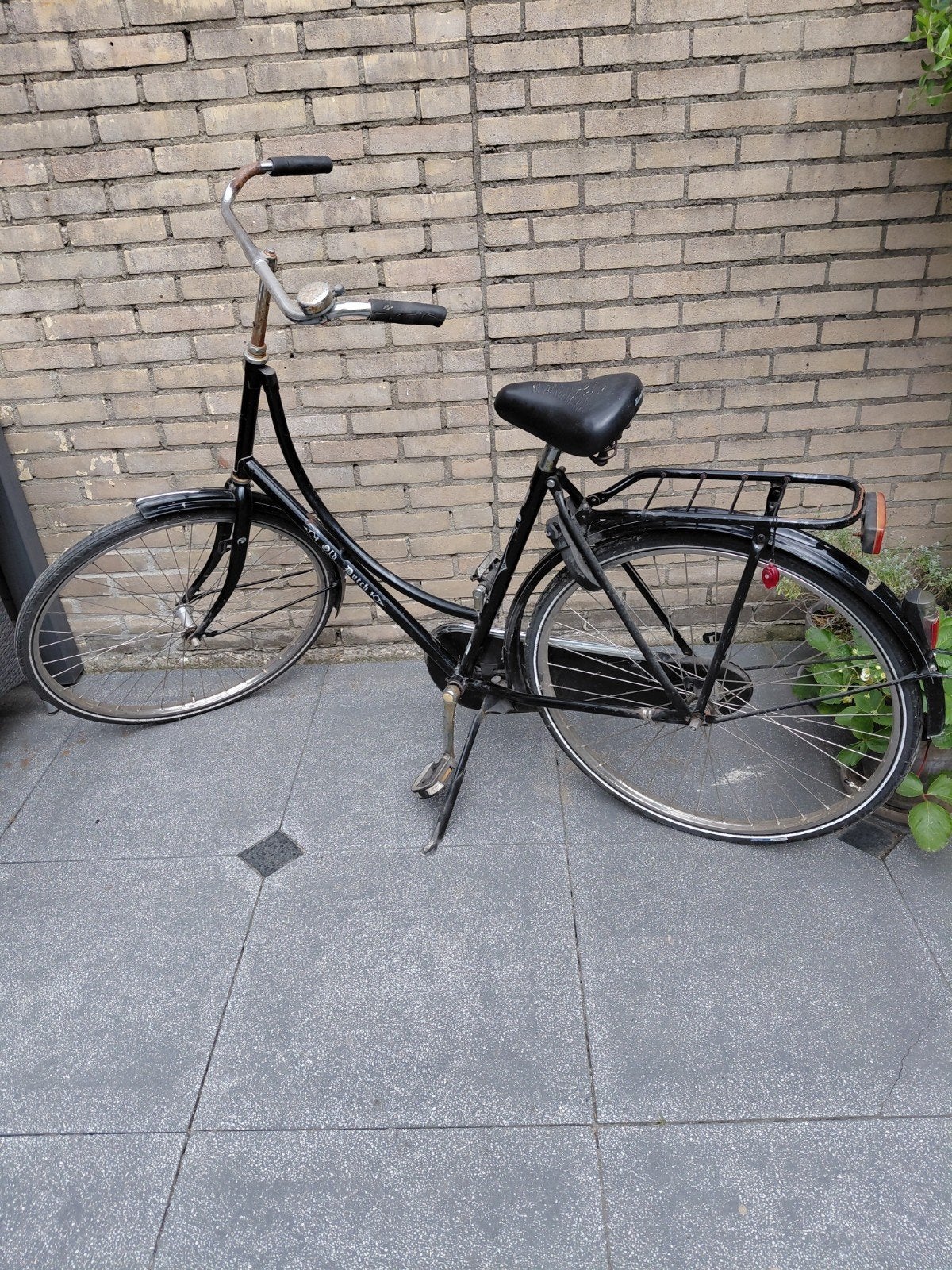 Batavus Old Dutch Damesfiets - Zwart, Ophalen, Terugtraprem, Gebruikt, Batavus