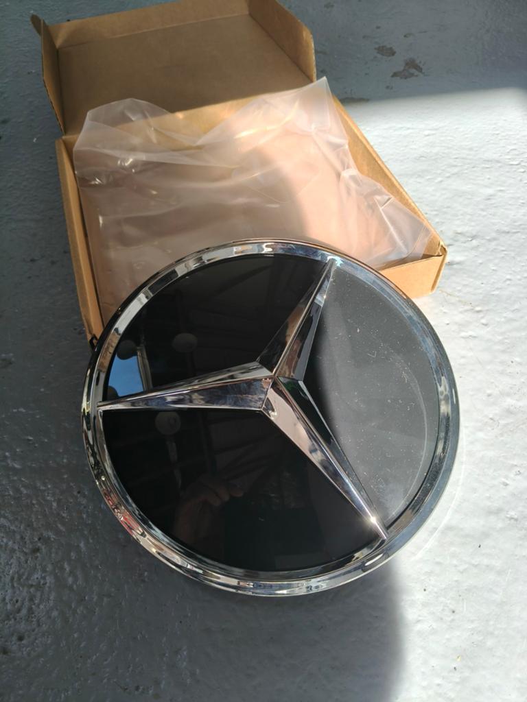 Mercedes ster voor de grill 21 cm, Auto-onderdelen, Ophalen of Verzenden, Nieuw