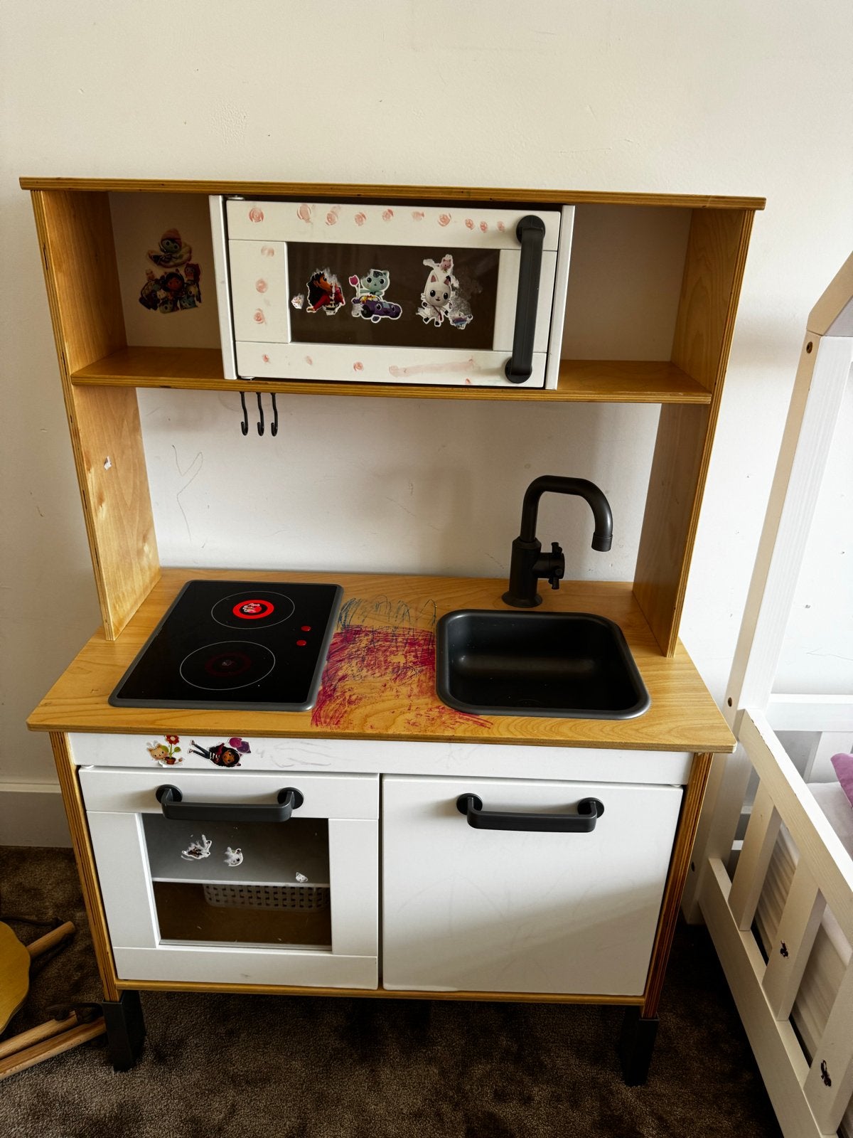 GRATIS Ikea Duktig Speelkeuken met accessoires, Ophalen, Gebruikt, Hout, Speelkeuken