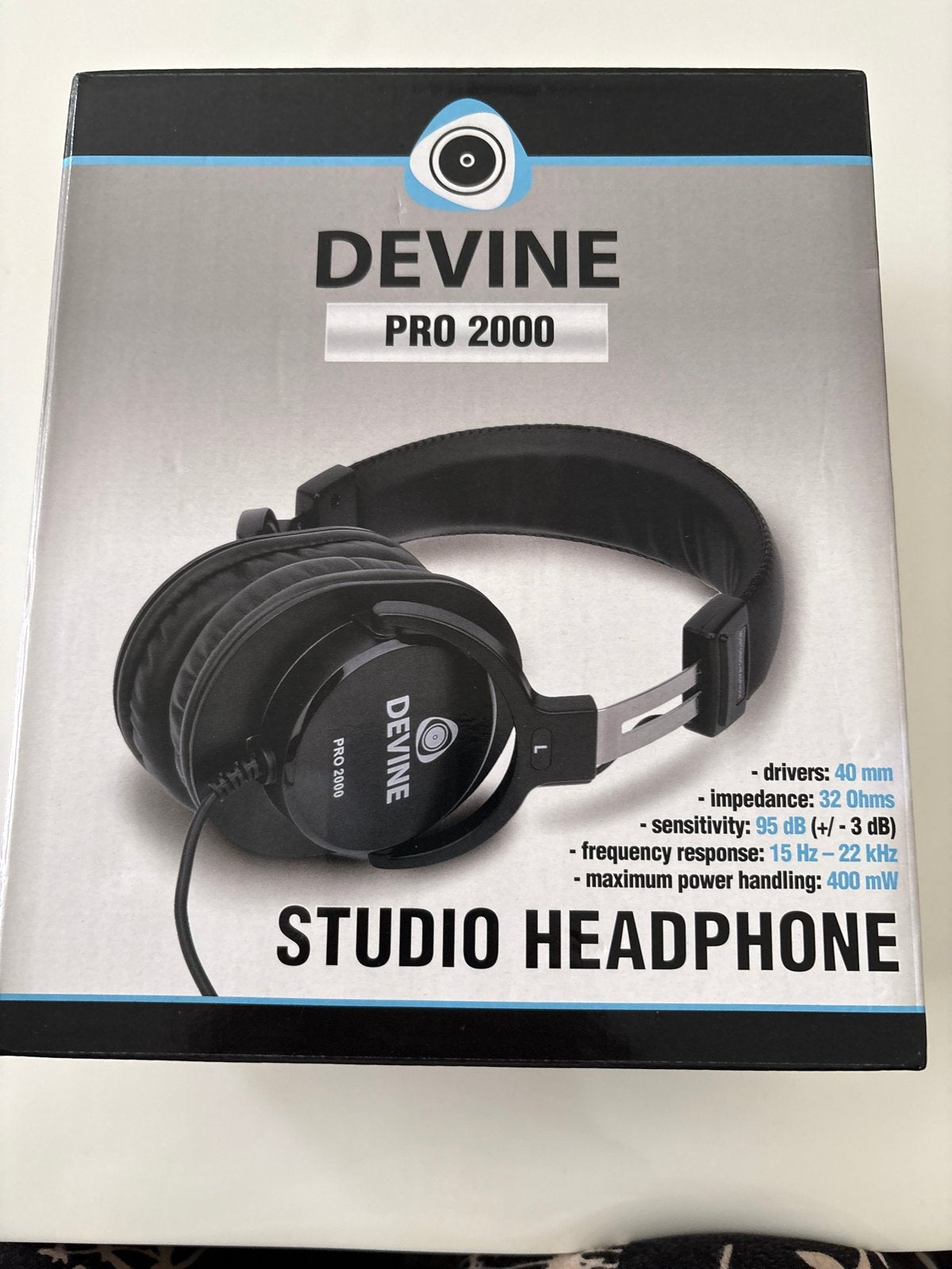 Devine PRO 2000 Studio Koptelefoon - Nieuw in doos, Audio, Tv en Foto, Koptelefoons, Overige merken, Nieuw, Ophalen of Verzenden