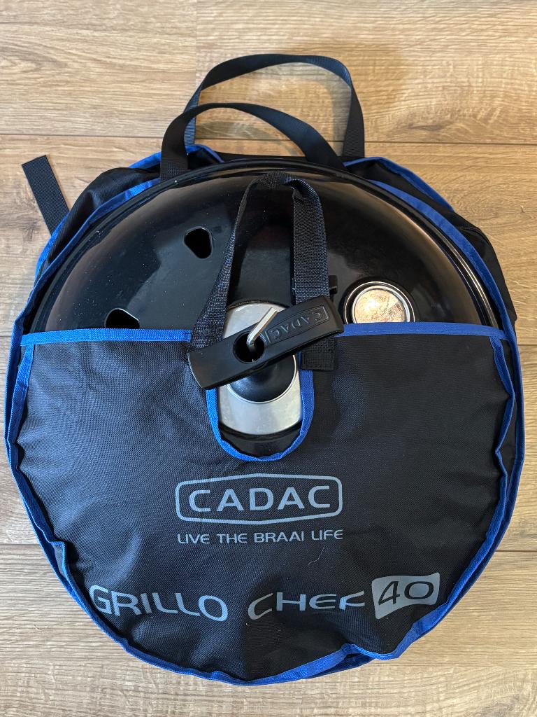Cadac Grillo Chef 40 gas BBQ Schotelbraai, Ophalen, Zo goed als nieuw