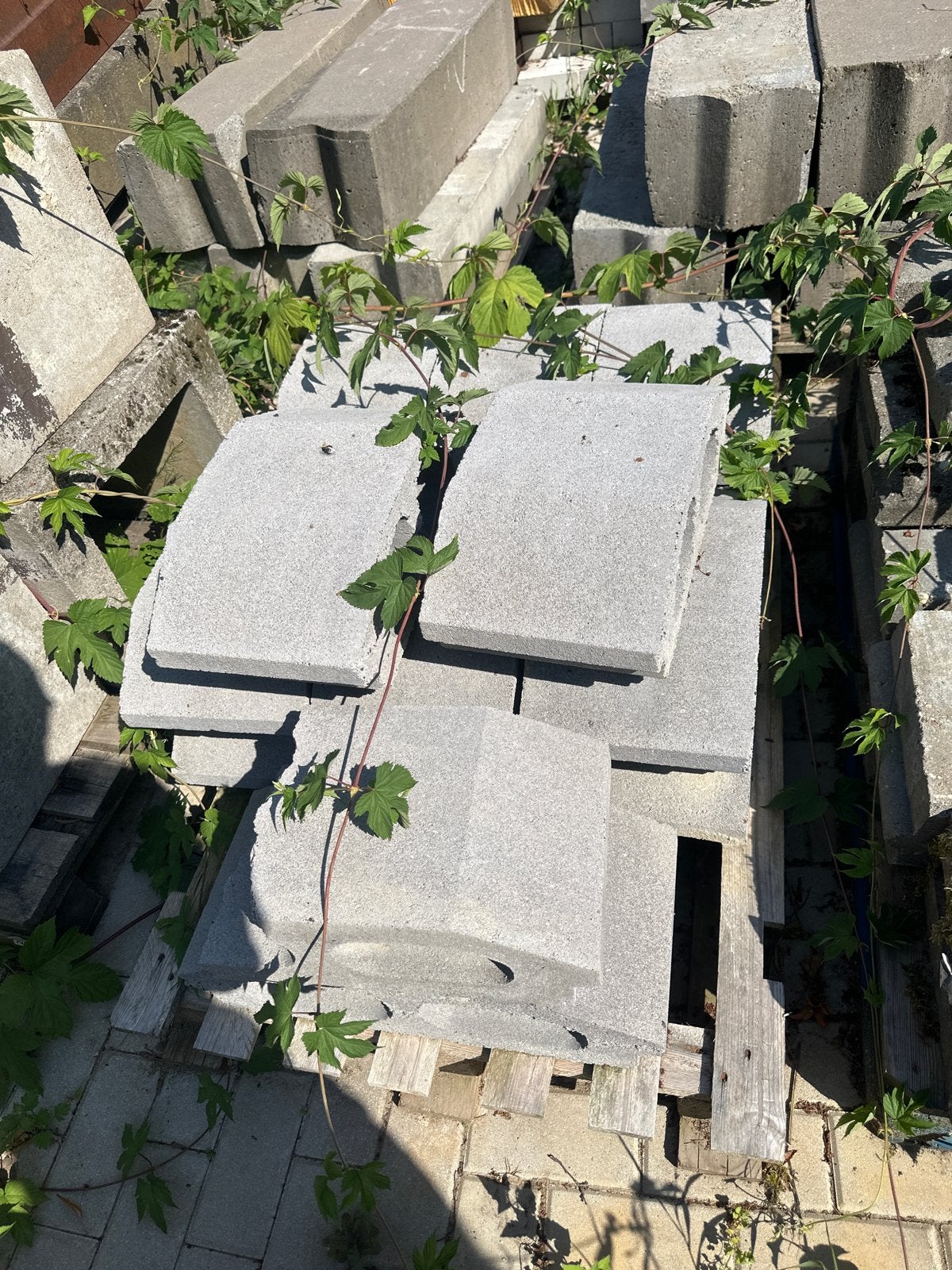 Betonnen broodjes/blokken, Ophalen, Zo goed als nieuw, Beton, Overige typen