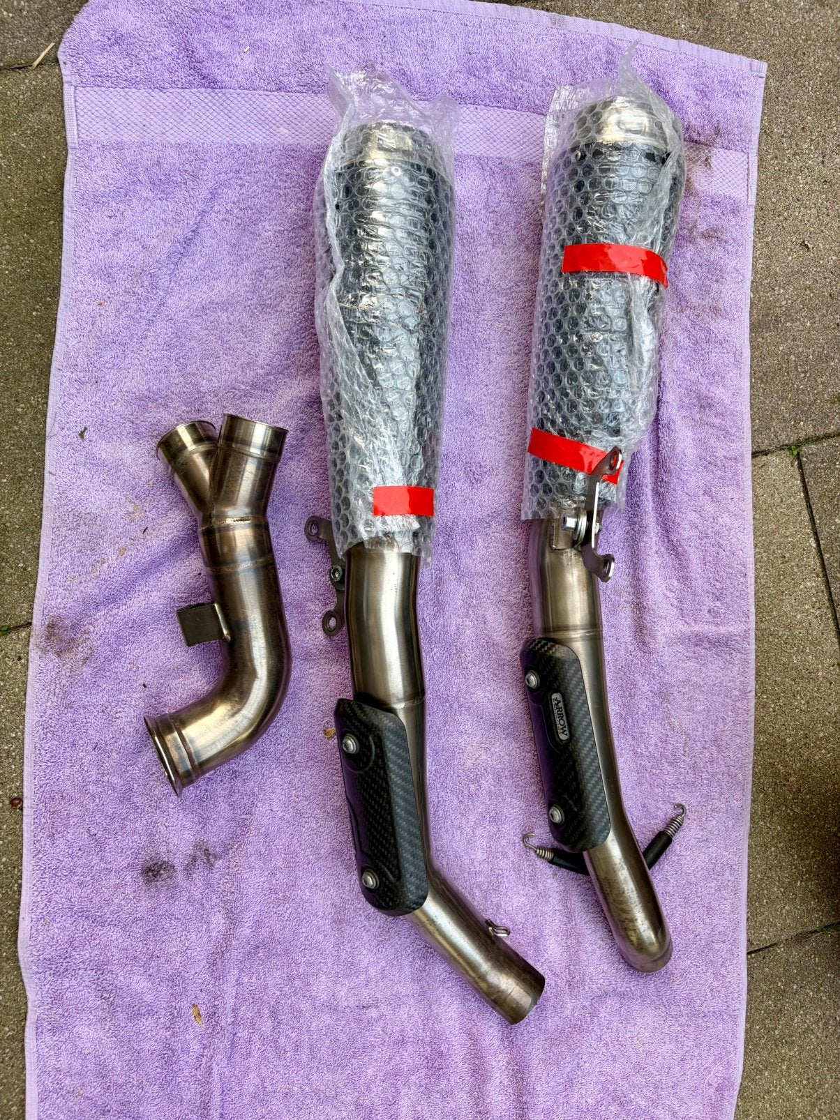 Arrow dual prorace uitlaatdempers KTM 790 Duke, KTM 890 Duke, Ophalen of Verzenden, Gebruikt