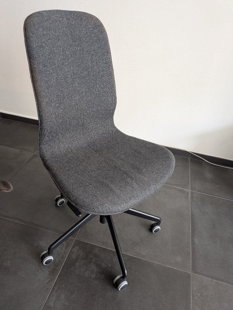 Adjustable height desk chair, Ophalen, Zo goed als nieuw, Grijs, Eén
