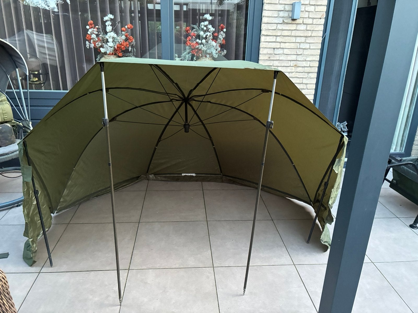 Fox Warrior Oval 60 Brolly solar nash esp jrc avid jag, Ophalen of Verzenden, Zo goed als nieuw, Overige typen