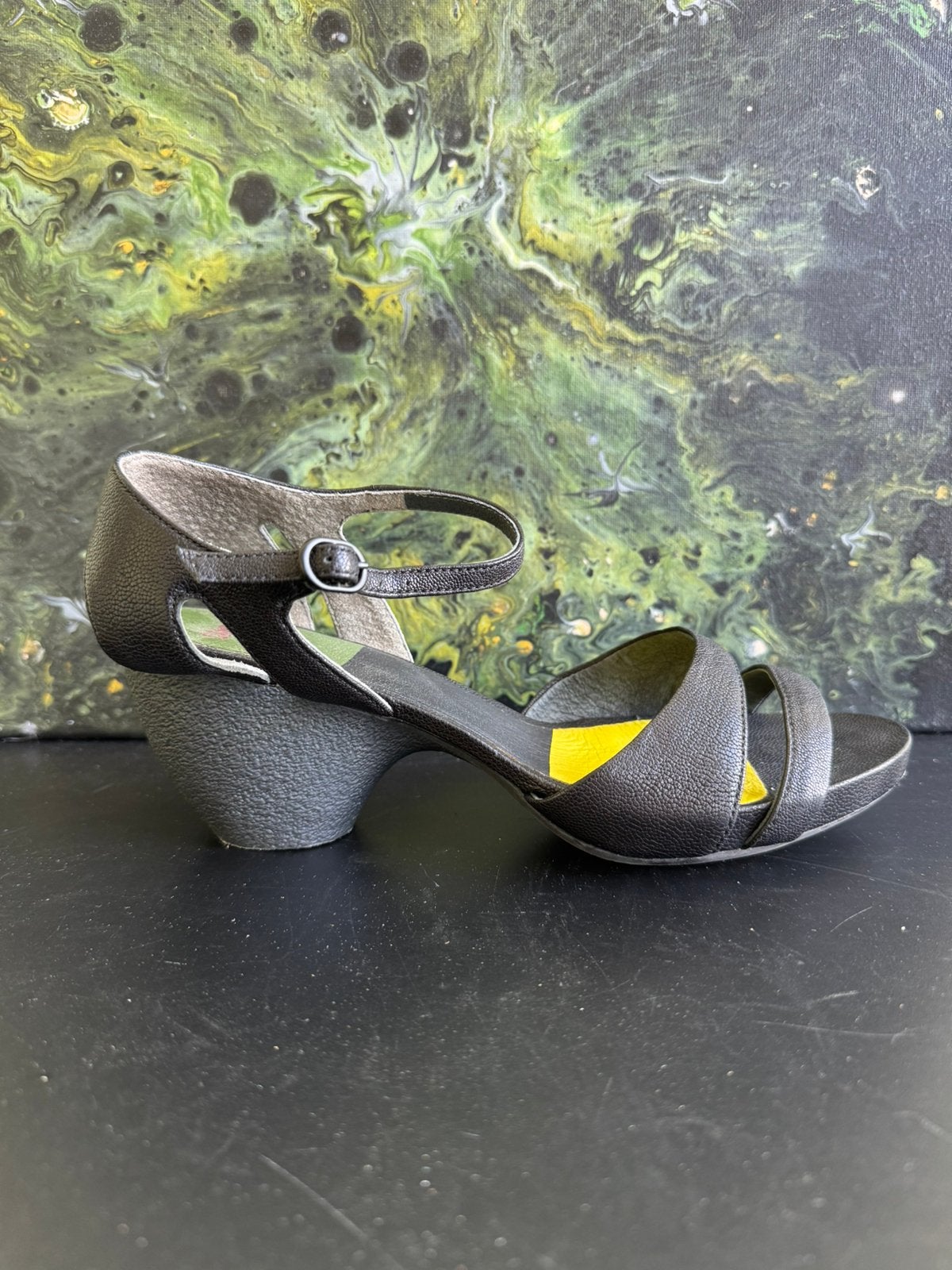 Verkocht!, Zwart, Zo goed als nieuw, Sandalen of Muiltjes, Ophalen of Verzenden