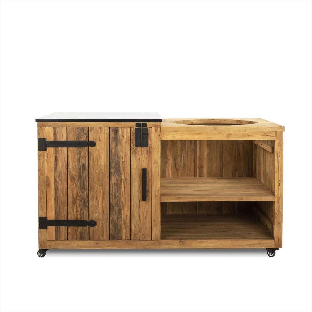 Buitenkeuken Basterd XL Van Teakhout, Tuin en Terras, Buitenkeukens, Ophalen, Info@megafurn.nl, Nieuw, Gas