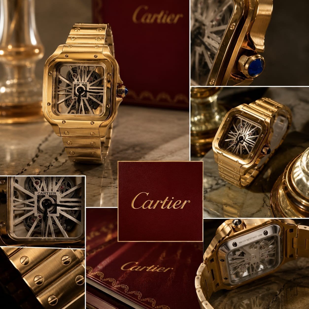 Cartier Santos skeleton, Ophalen of Verzenden, Nieuw