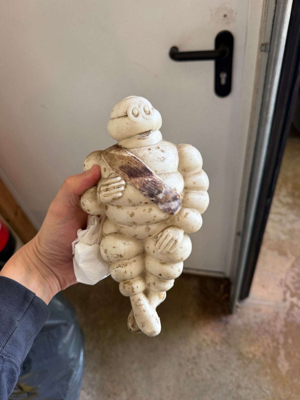 Vintage Michelin Bibendum beeldje, Ophalen of Verzenden, Gebruikt