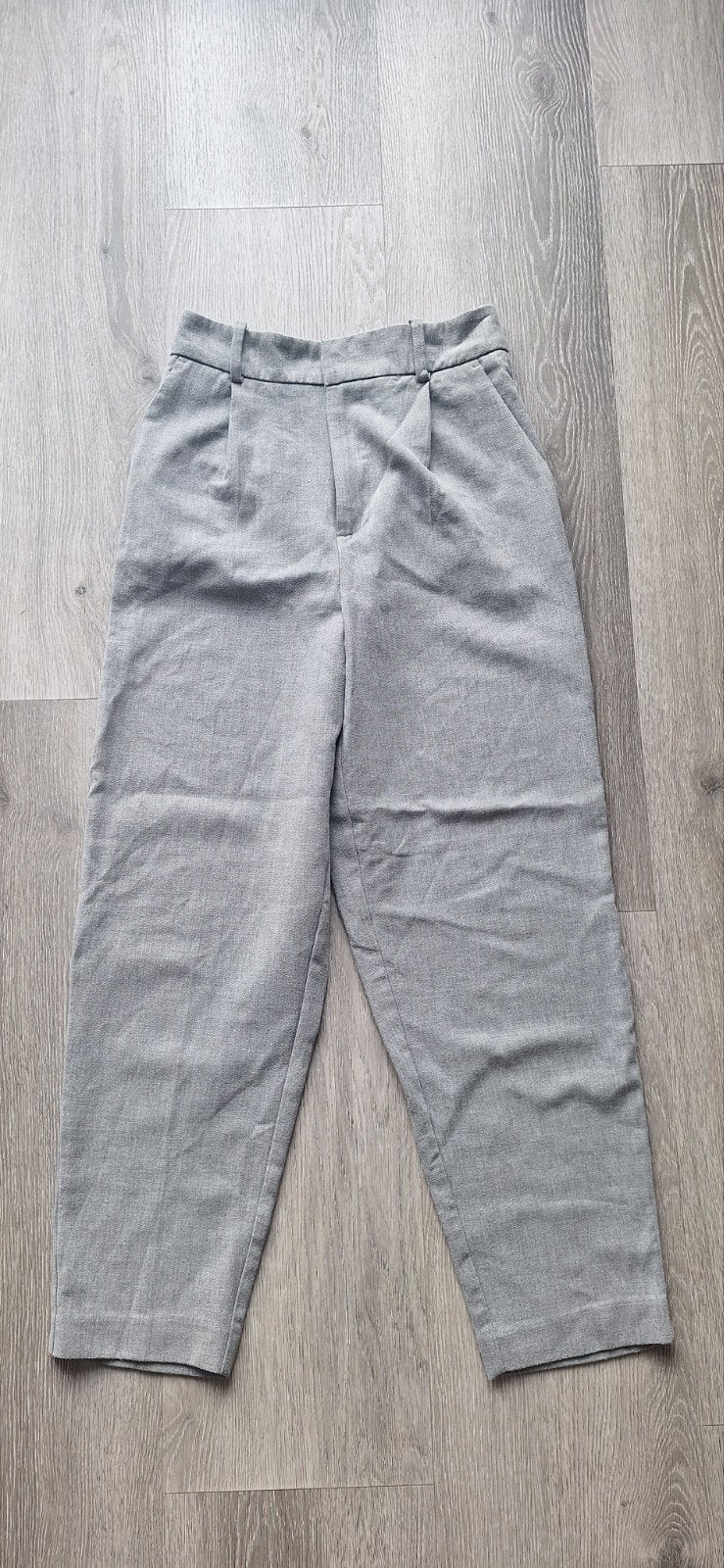 Zara grijze cropped broek maat S, Zara, Ophalen of Verzenden