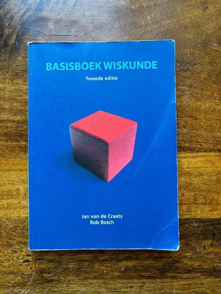 Basisboek Wiskunde, Pearson, Zo goed als nieuw, Beta, HBO