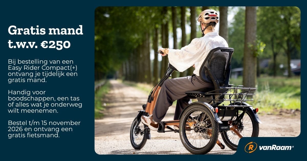 Easy rider compact met gratis mand ter waarde 250, Ophalen, Nieuw, Vanraam
