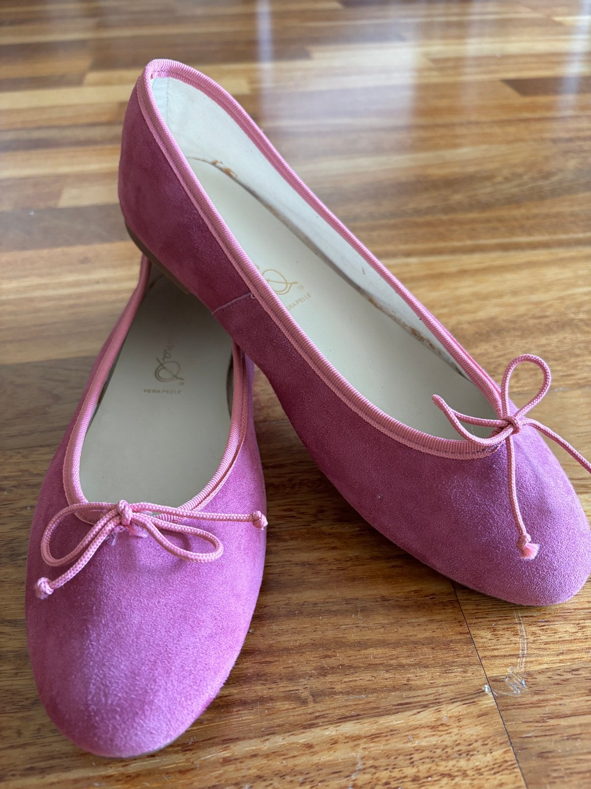 Bailarina by SKA VERA PELLE - Roze / maat 41 - NIEUW, Nieuw, Roze, Ballerina's, Ophalen of Verzenden