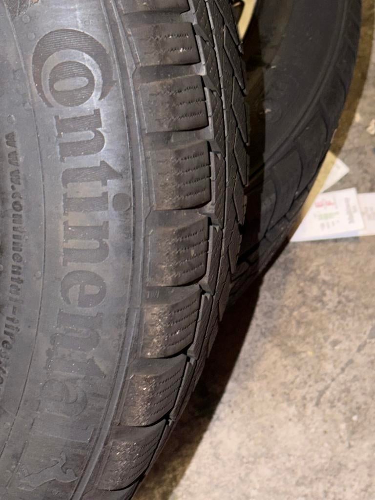 BMW 18 inch velgen met Continental winterbanden - nette set, Ophalen of Verzenden, Gebruikt