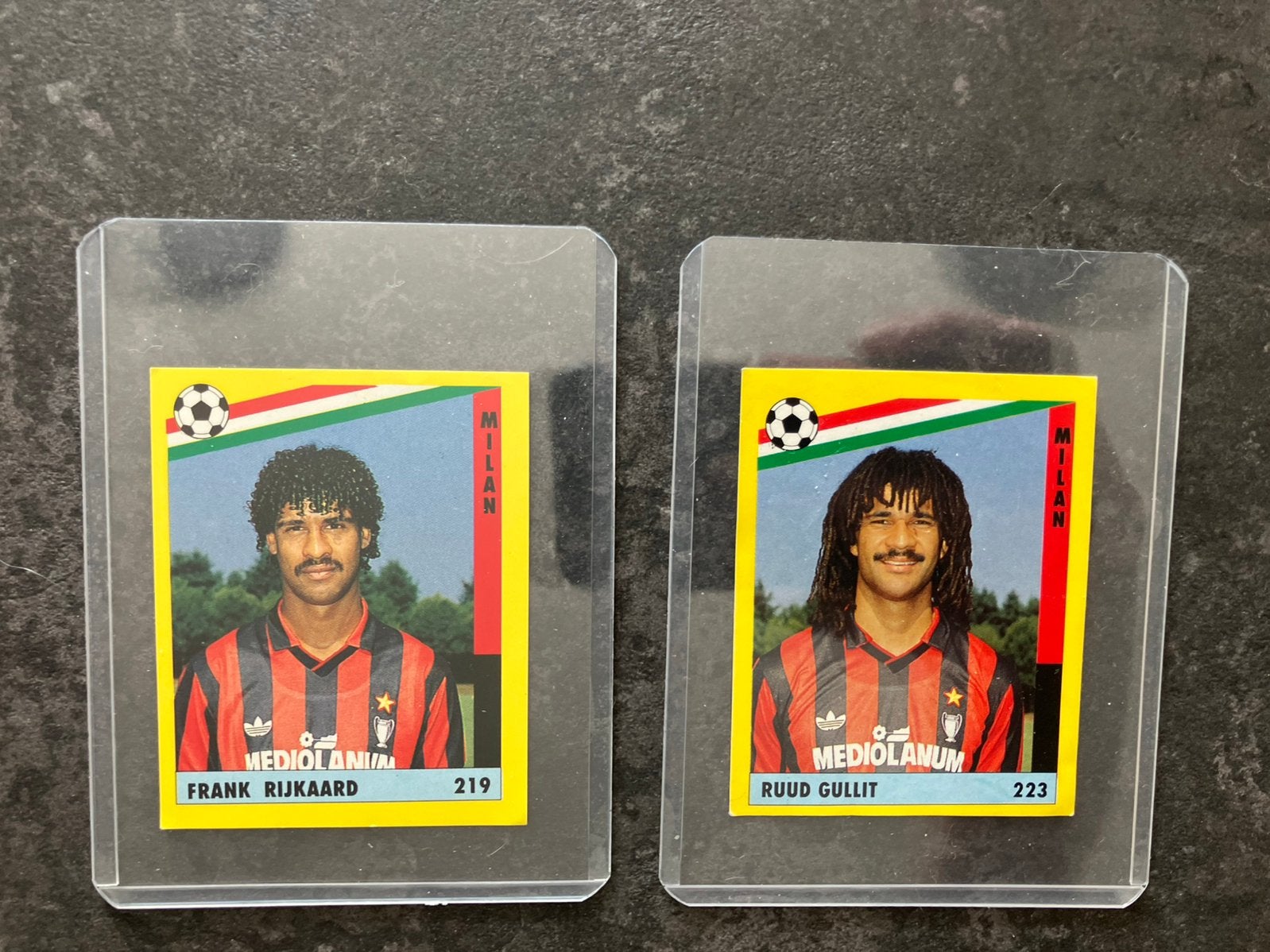 Ruud Gullit & Frank Rijkaard - AC Milan 1991, Verzamelen, Sportartikelen en Voetbal, Ophalen, Zo goed als nieuw, Buitenlandse clubs