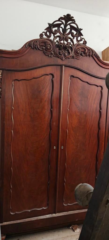 antieke Biedermeier kuifkast, Ophalen