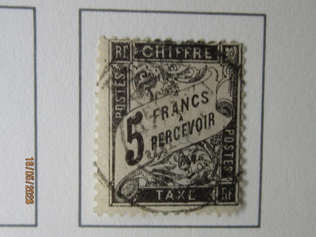 Nico Frankrijk Dienst 23 gestempeld 1881, Ophalen of Verzenden, Gestempeld
