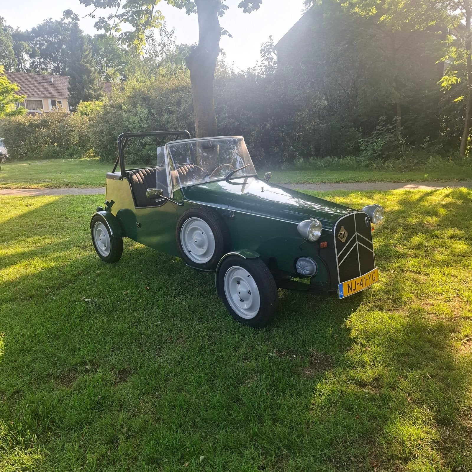 Citroën 2CV 0.6 1985 Groen, Auto's, Citroën, 602 cc, 2CV, Origineel Nederlands, 400 kg