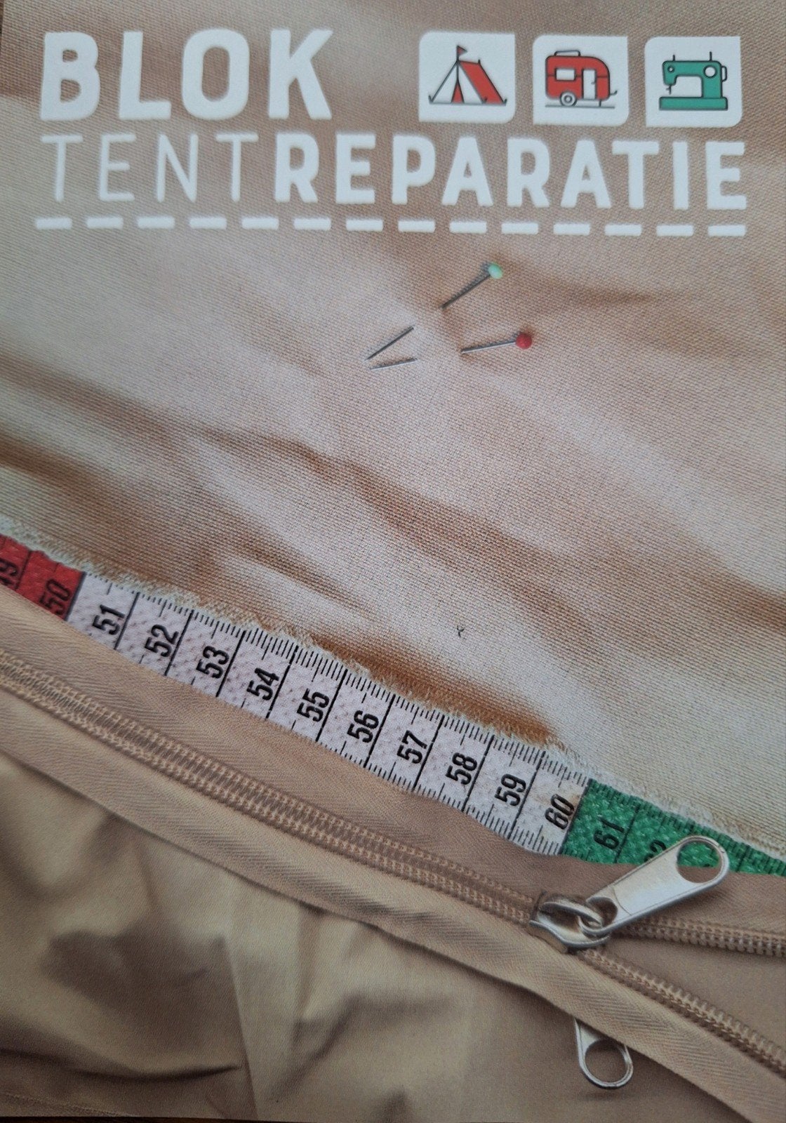Tent kapot? bel Blok Tentreparatie, Caravans en Kamperen, Tenten, Ophalen of Verzenden