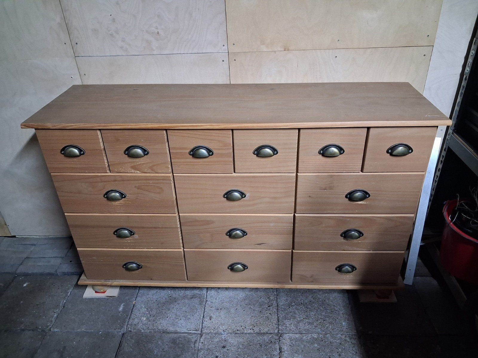 apothekers kast lade kast dressoir, Ophalen, Gebruikt, 100 tot 150 cm, 5 laden of meer