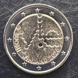 Finland 2 euro 2026 UNC - 100 jaar radio, Verzenden, Finland, 2 euro, Losse munt