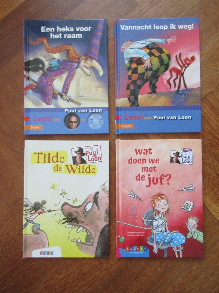 4 x boeken Paul van Loon Avi M3 / E3, Boeken, Kinderboeken | Jeugd | onder 10 jaar, Ophalen of Verzenden, Gelezen, Paul van Loon