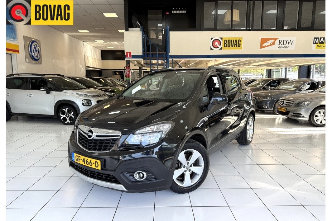 Opel Mokka 1.4 T Edition Bovag Garantie NAP (bj 2015), Auto's, Keurmerk '100% Onderhouden', Dealer onderhouden, Gebruikt, Euro 6