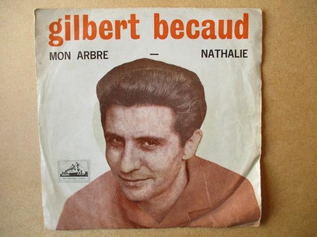 s5637 gilbert becaud - mon arbre, Cd's en Dvd's, Vinyl Singles, Ophalen, Gebruikt, Overige genres, 7 inch