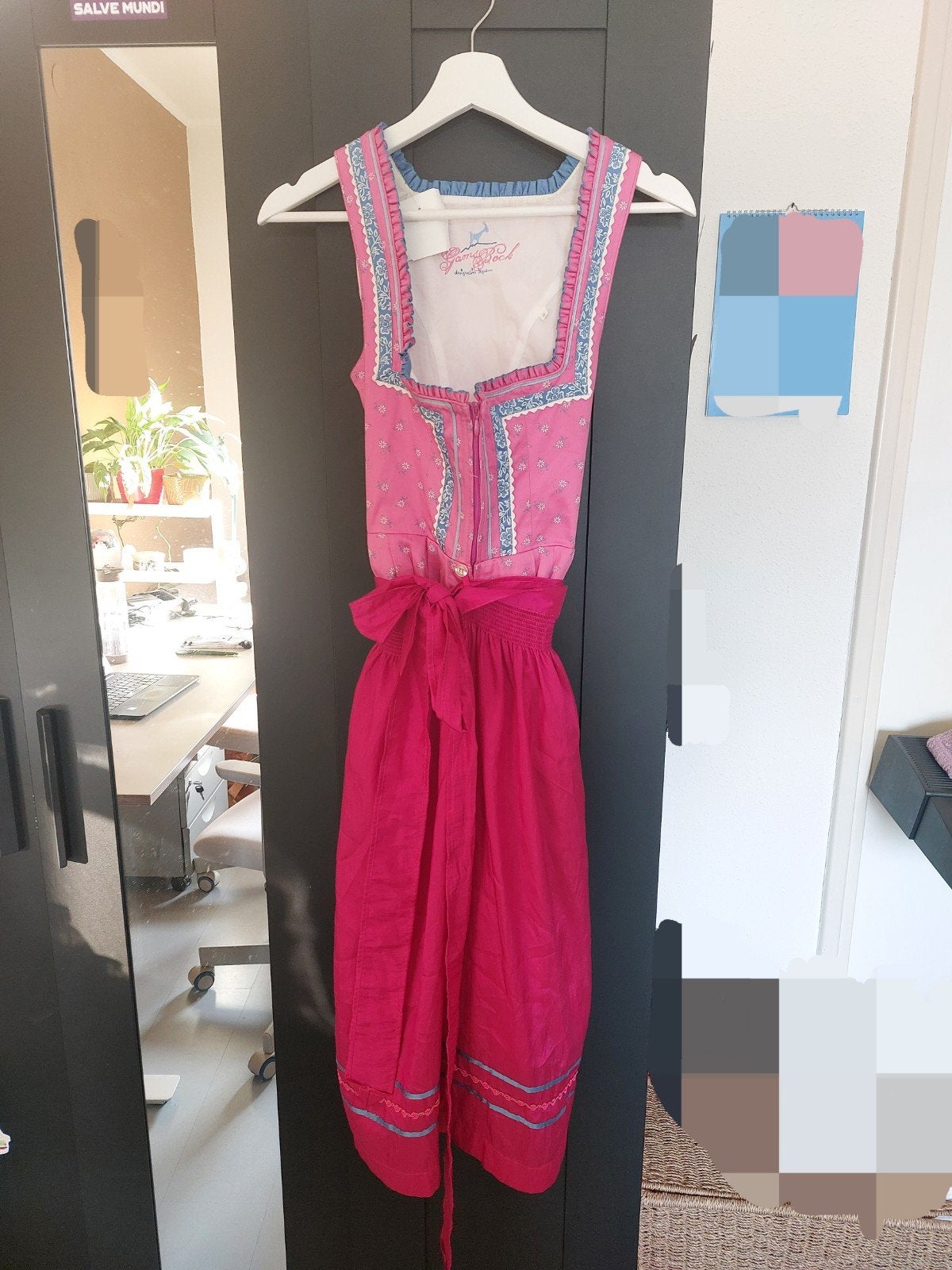 Dirndl roze, Kleding | Dames, Ophalen, Gamsbock, Kleding, Maat 34 (XS) of kleiner