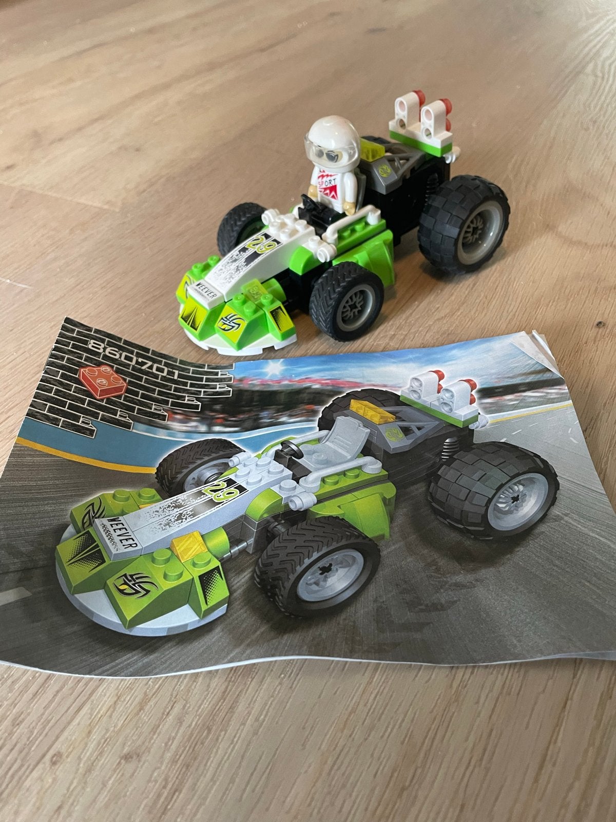 Soort Lego met instructieboekje, Ophalen of Verzenden, Gebruikt, Overige merken