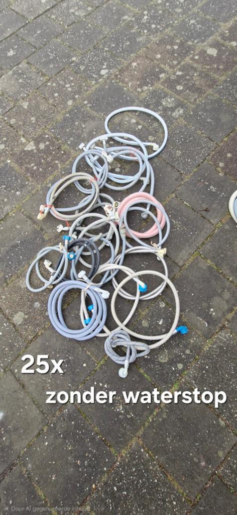 Wasmachine aanvoerslangen met/zonder waterstop (31 stuks), Witgoed en Apparatuur, Ophalen of Verzenden, Gebruikt