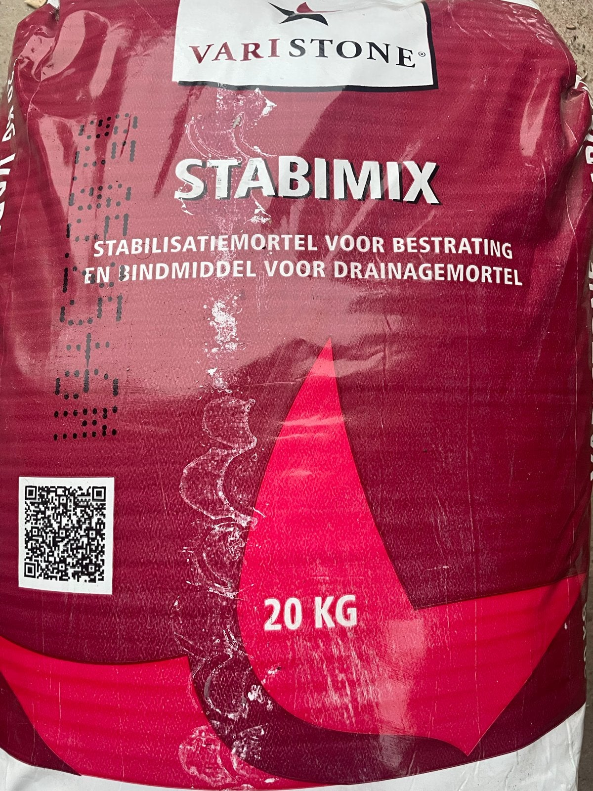 3 x 20kg Varistone Stabimix stabilisatiemortel, Ophalen, Nieuw