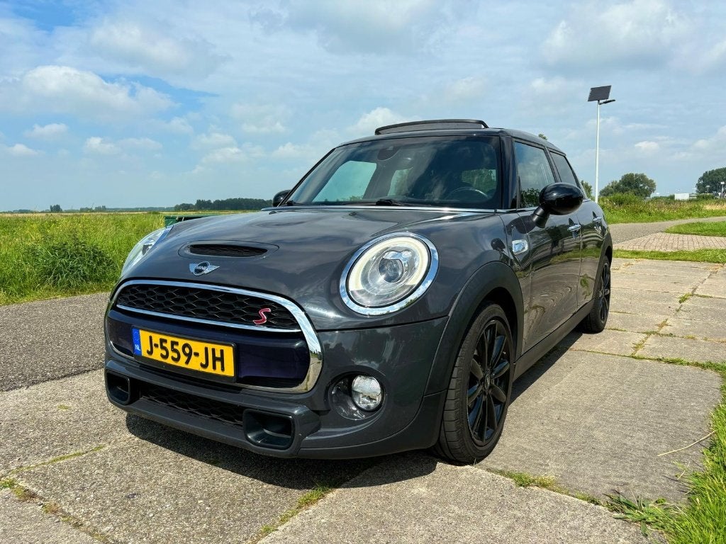 Mini 2.0 CooperS 5D AUT 2016, PANO, alle opties, i.z.g.st.,, 1998 cc, Zwart, Leder, Particulier