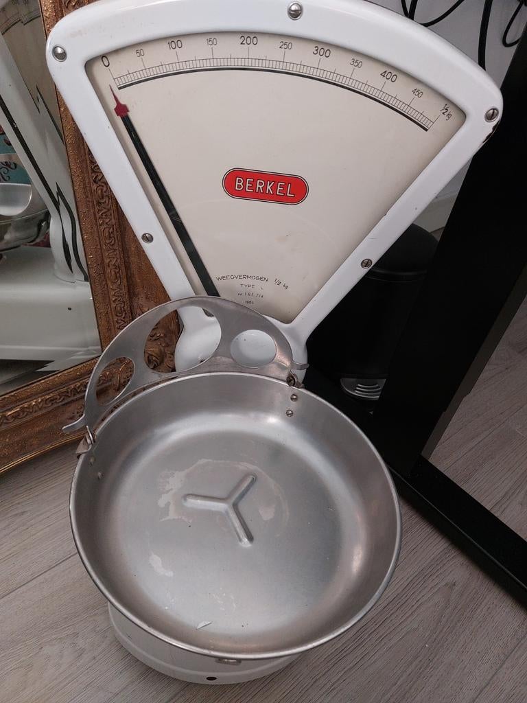 Berkel weegschaal wit, Ophalen, 1 tot 500 gram, Minder dan 10 kg