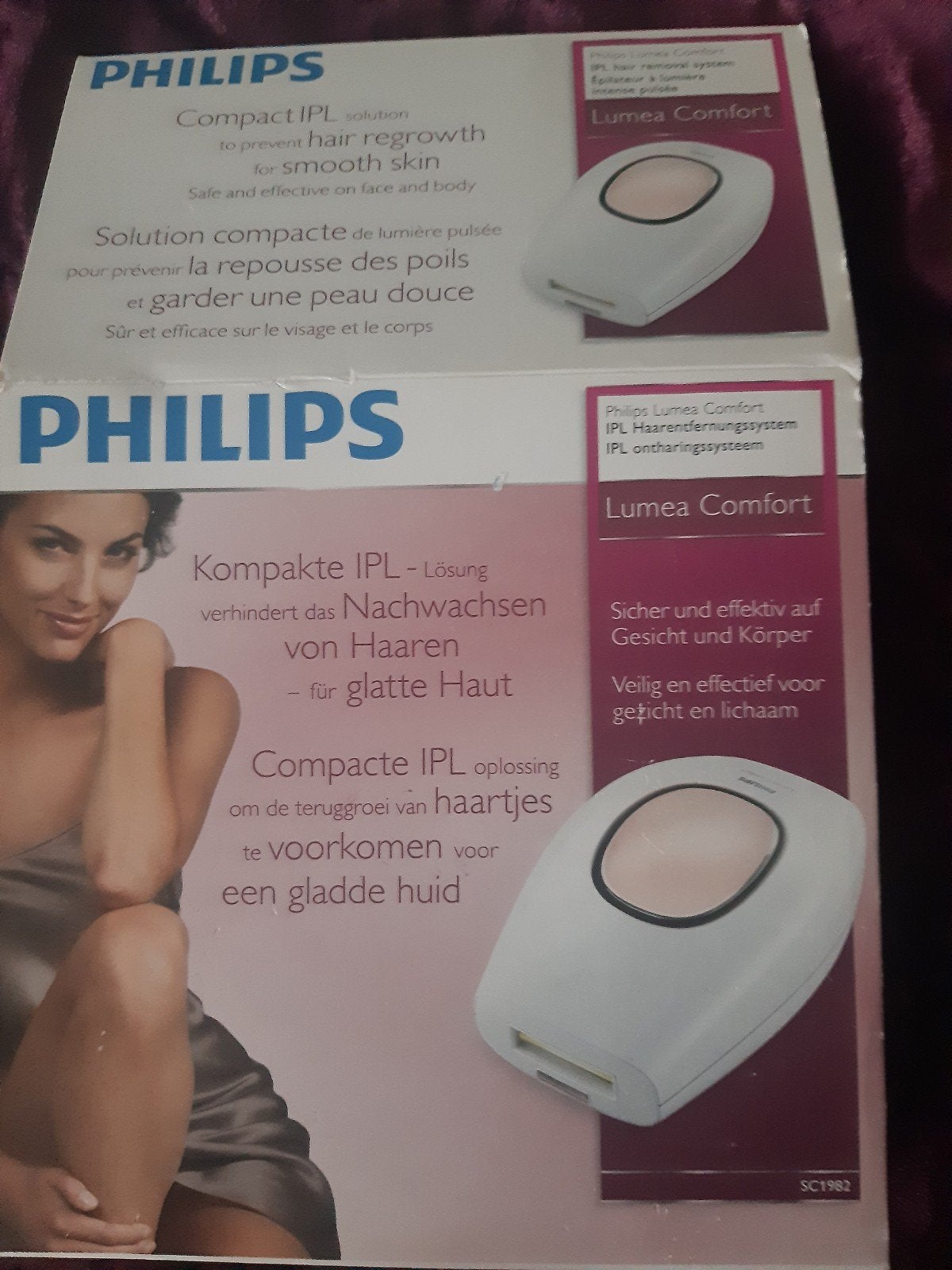Philips Lumea Comfort Compact IPL Ontharingsapparaat, Ophalen, Zo goed als nieuw, Scheren en Epileren