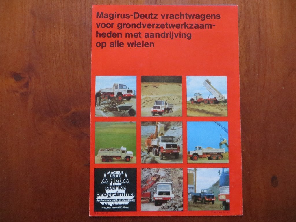 Magirus-Deutz vrachtwagens voor grondverzet (jan. 1974), Ophalen of Verzenden, Nieuw, Overige merken