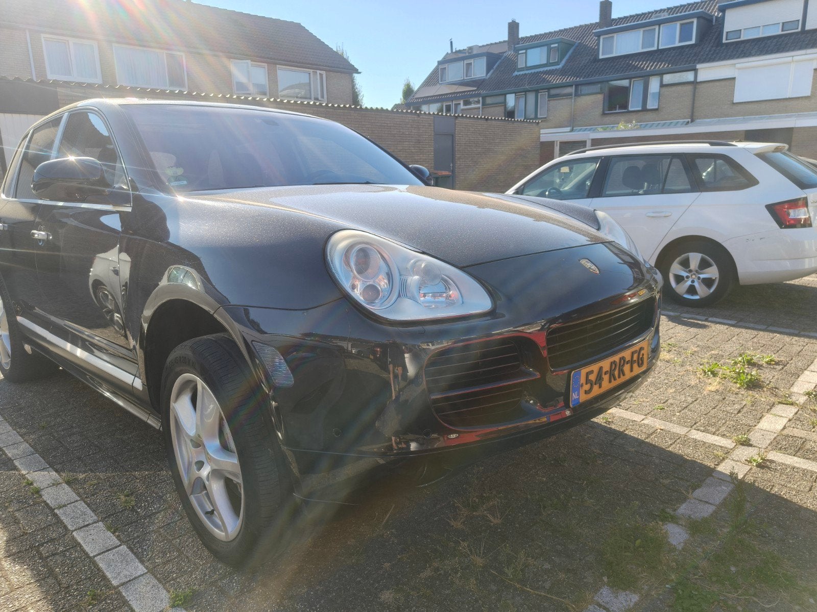 Porsche Cayenne S 4.5 V8 340pk, Automaat, Cayenne, Zwart, Leder